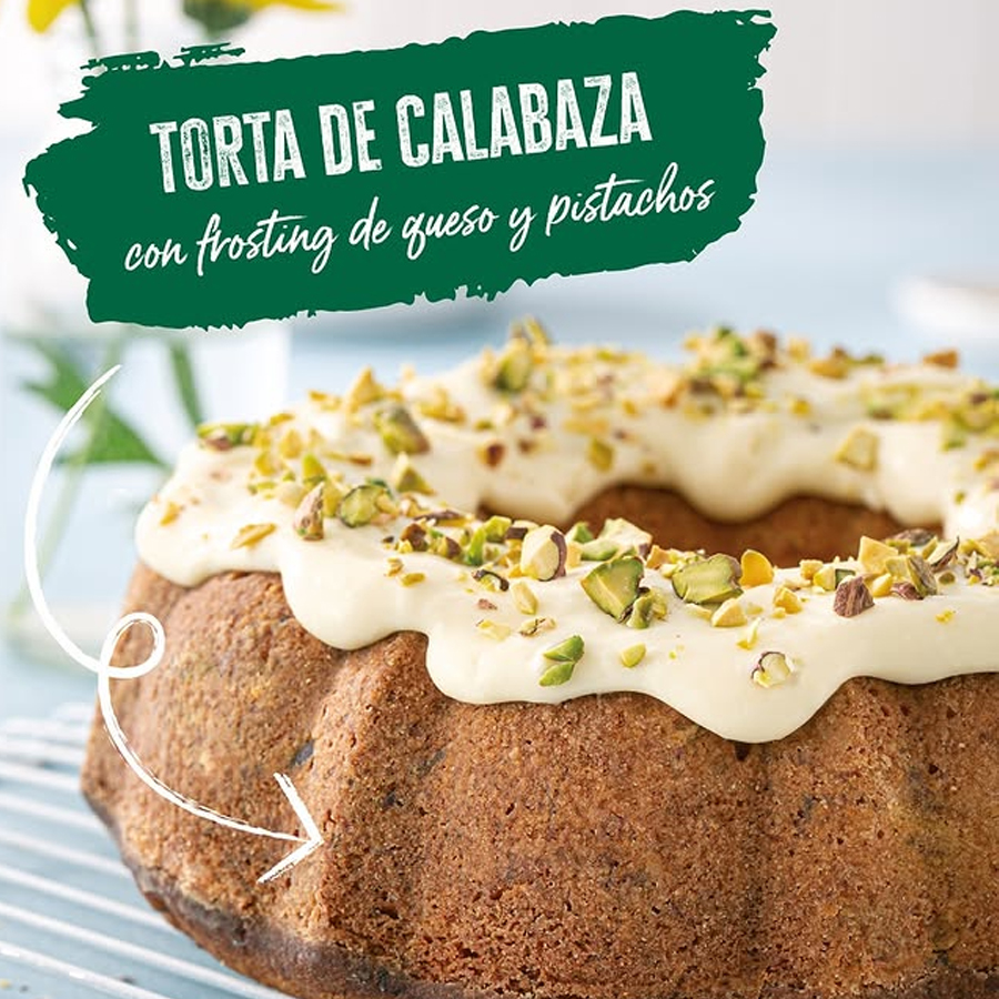 Torta de calabaza y frosting de queso