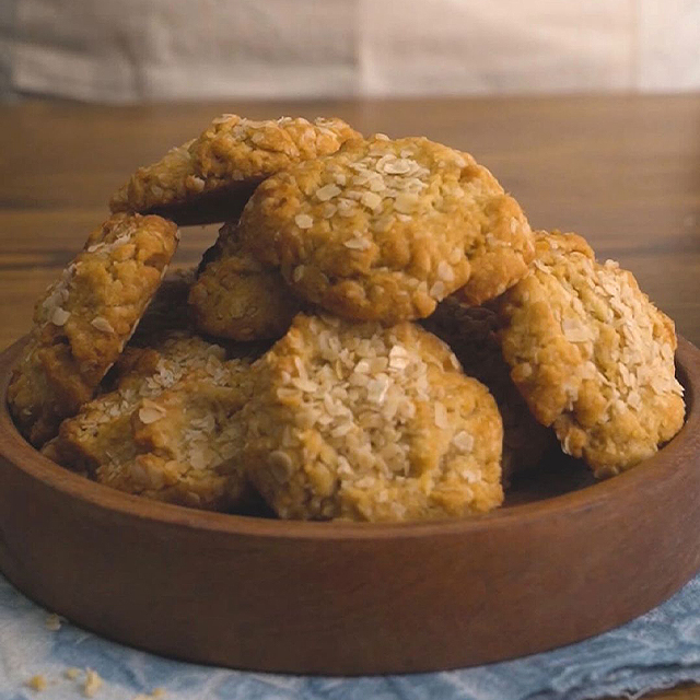 Cookies de coco y avena