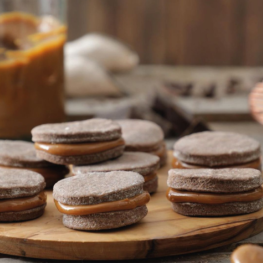 Alfajores de chocolate