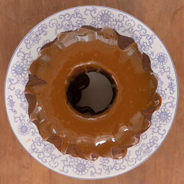 Bundt cake de dulce de leche