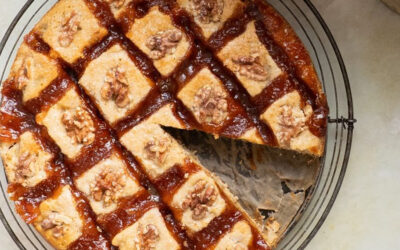 TORTA MATERA DE MEMBRILLO, MANZANA Y NUEZ