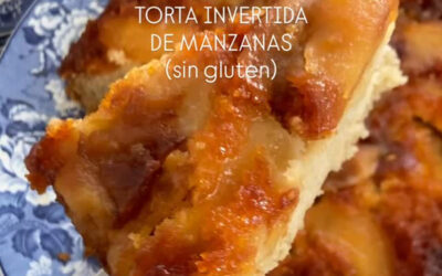 TORTA INVERTIDA DE MANZANAS SIN GLUTEN