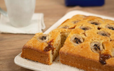 TORTA MATERA DE BANANA Y DULCE DE LECHE