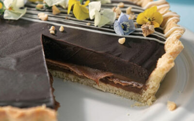 TARTA DE DULCE DE LECHE Y CHOCOLATE